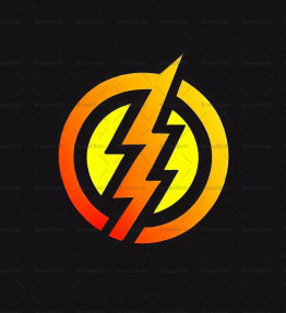Energiegeladener Blitz